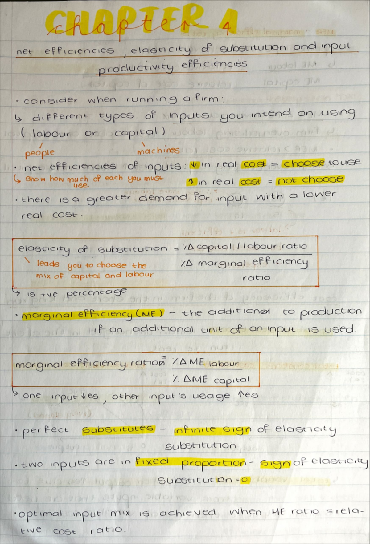 Economics Chapter 4 Notes 2 - Eco100 - Studocu