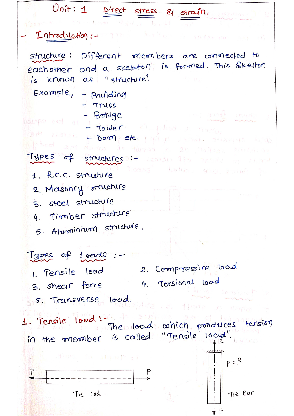 Mechanics Of Structure Class Notes - Mechanics Of Structure I - Studocu