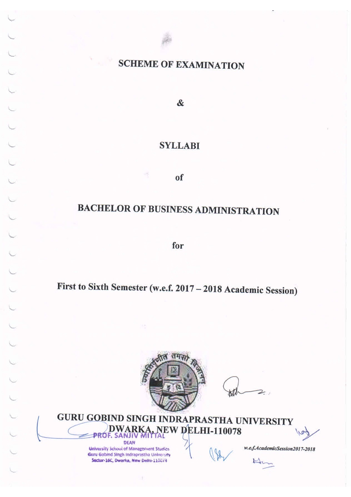 Bba Syllabus - Bachelors Of Business Administration - Studocu