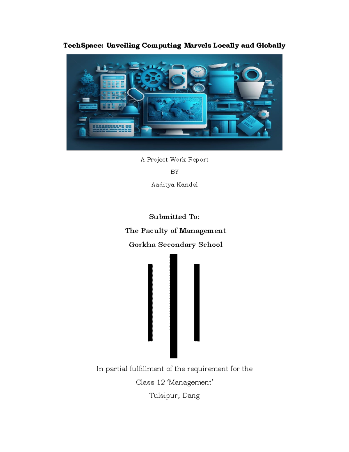 A Computer Project Report of Class 11 - TechSpace: Unveiling Computing ...