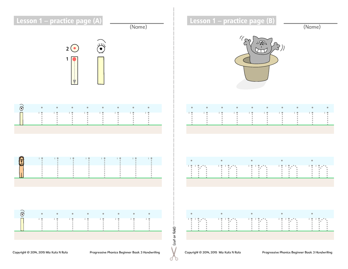 Book 3 Handwriting Worksheets Only - i i i i i i i i i i i i i i i i in ...