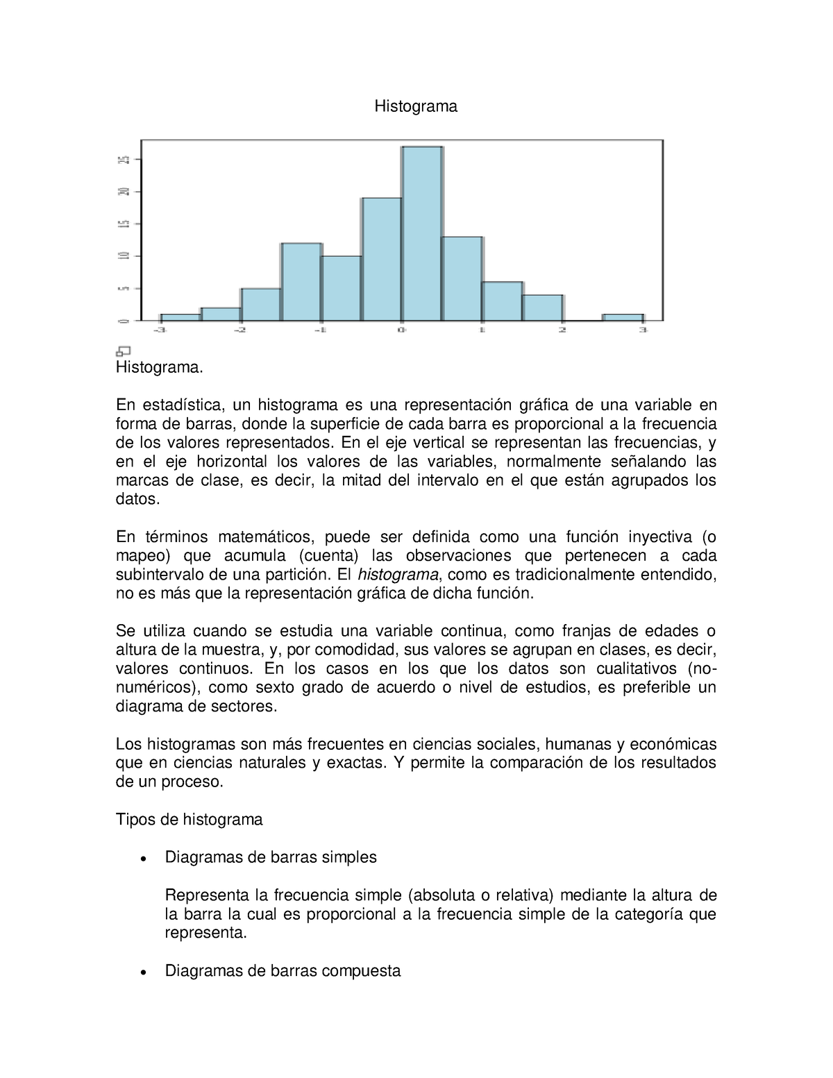 Histogr AMA - B H N - Histograma Histograma. En Estadística, Un ...