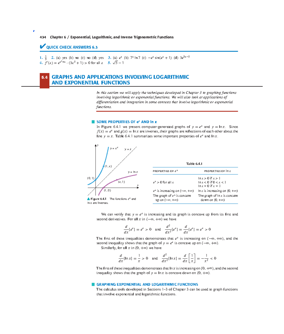 Math work ch6-4 - Math work - 434 Chapter 6 / Exponential, Logarithmic ...
