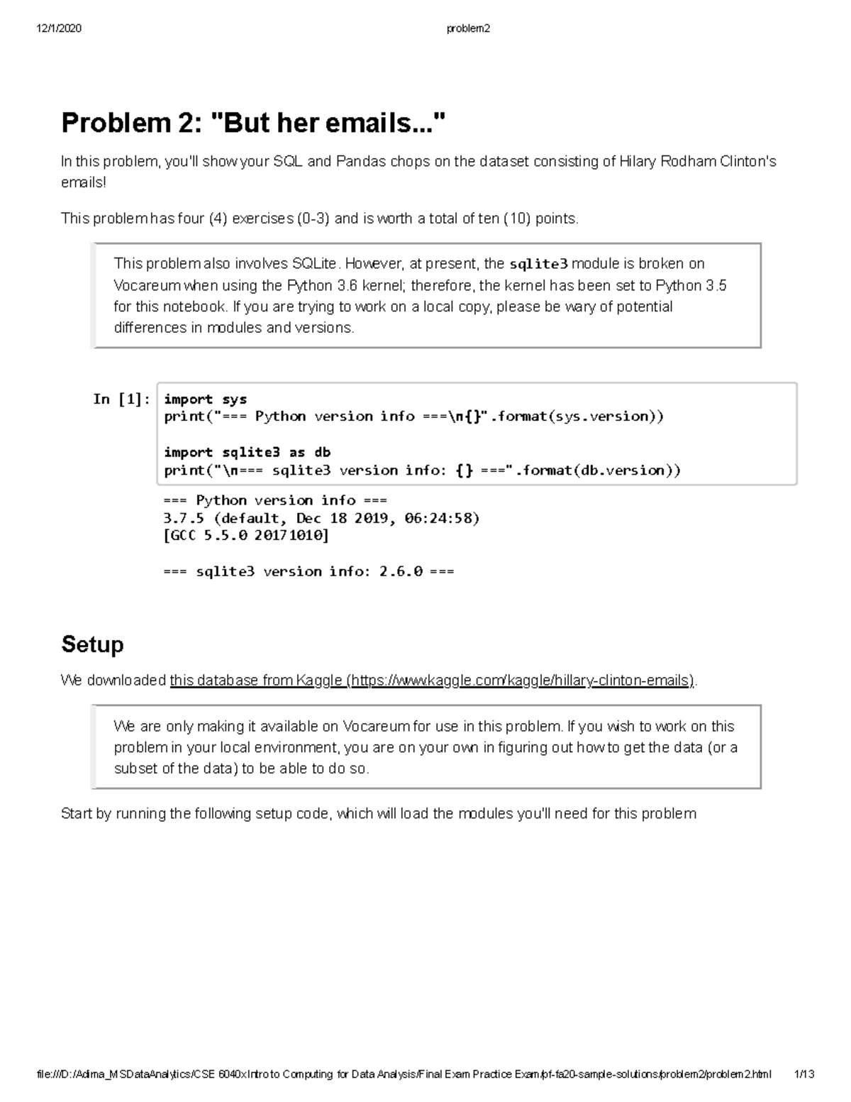 Cse 6040 Midterm 1 - rj4e5xw