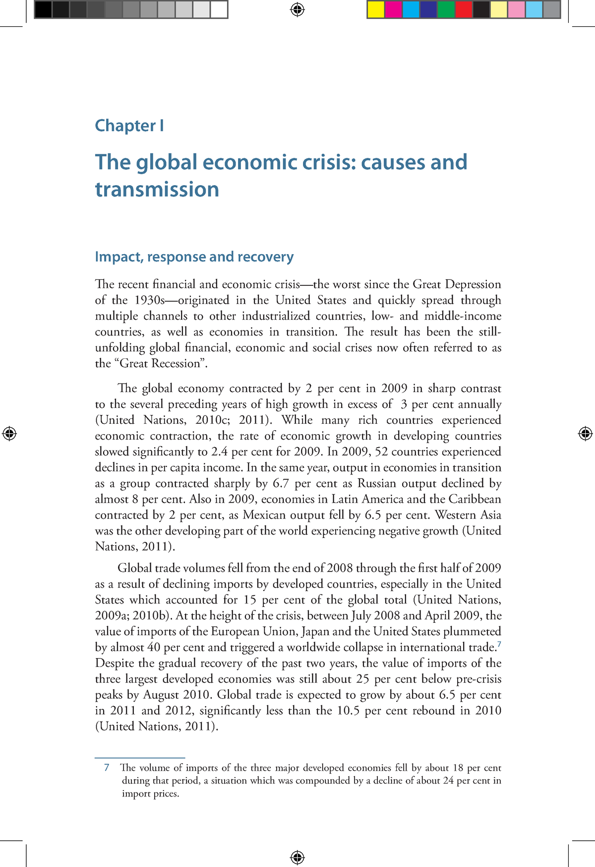 economic crisis in the world essay