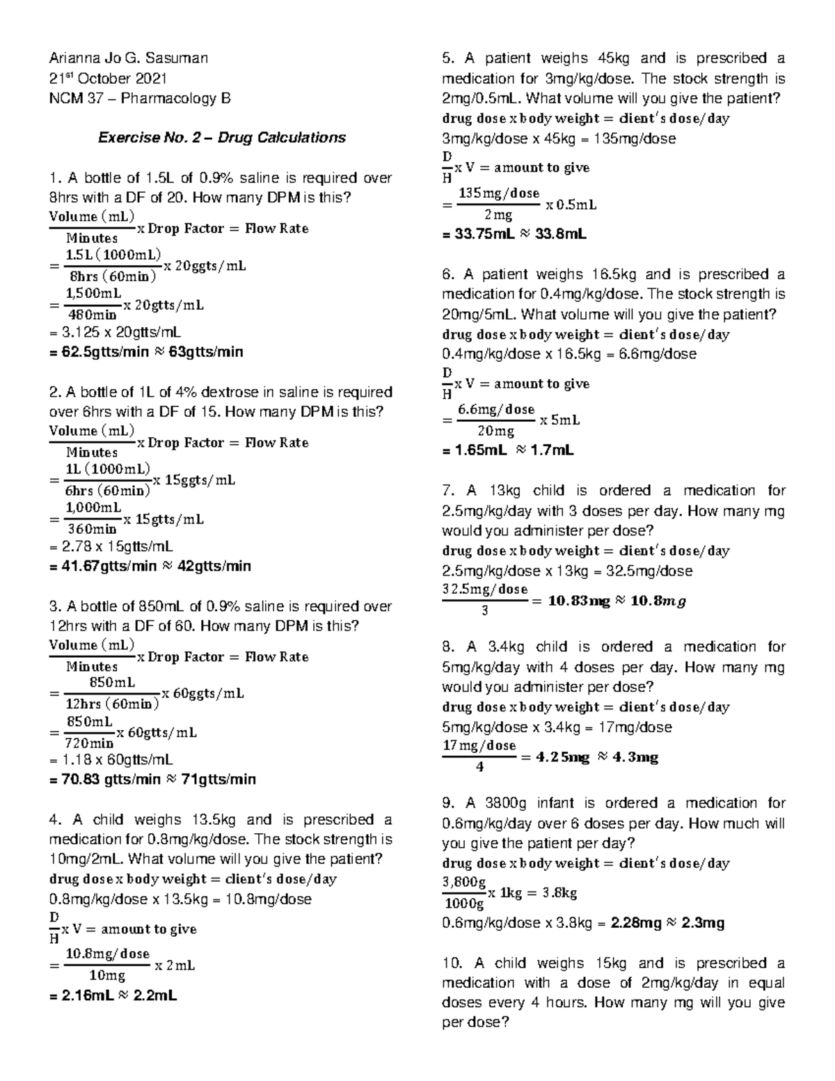 scribd-arianna-jo-g-sasuman-21-st-october-2021-ncm-37-pharmacology