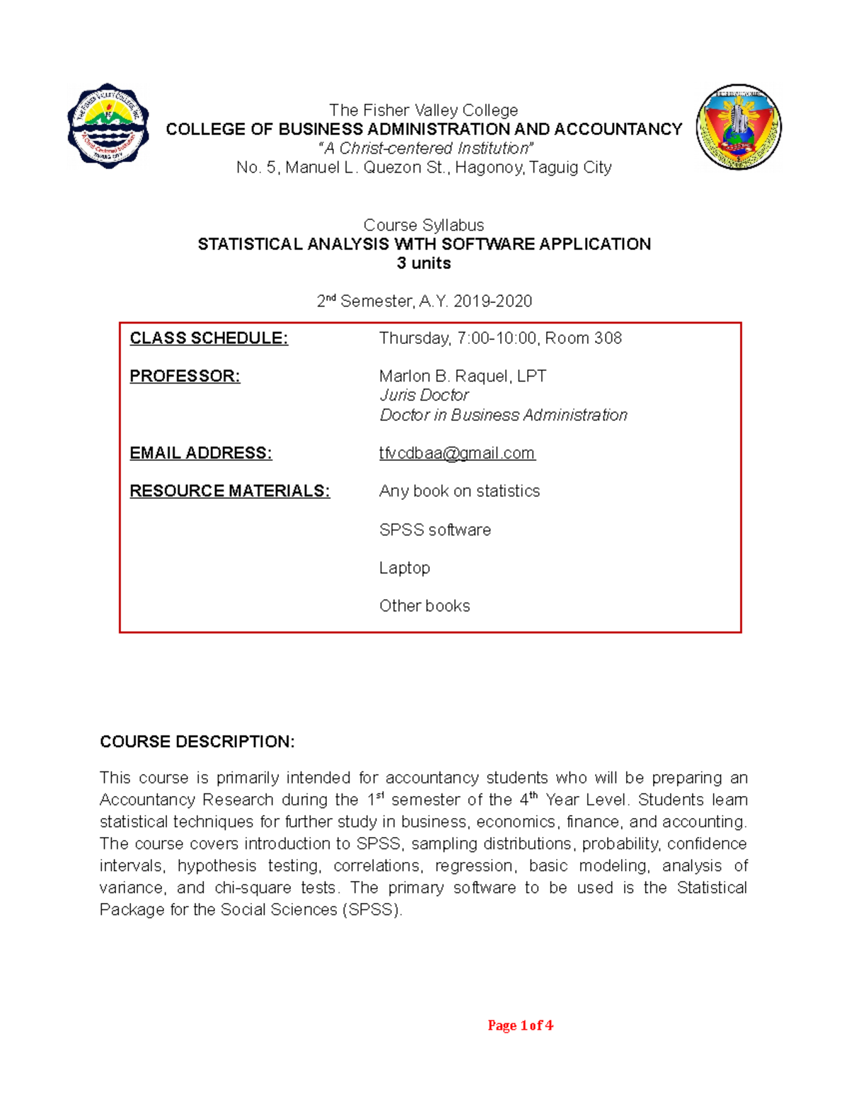 statistical-analysis-with-software-application - The Fisher Valley ...