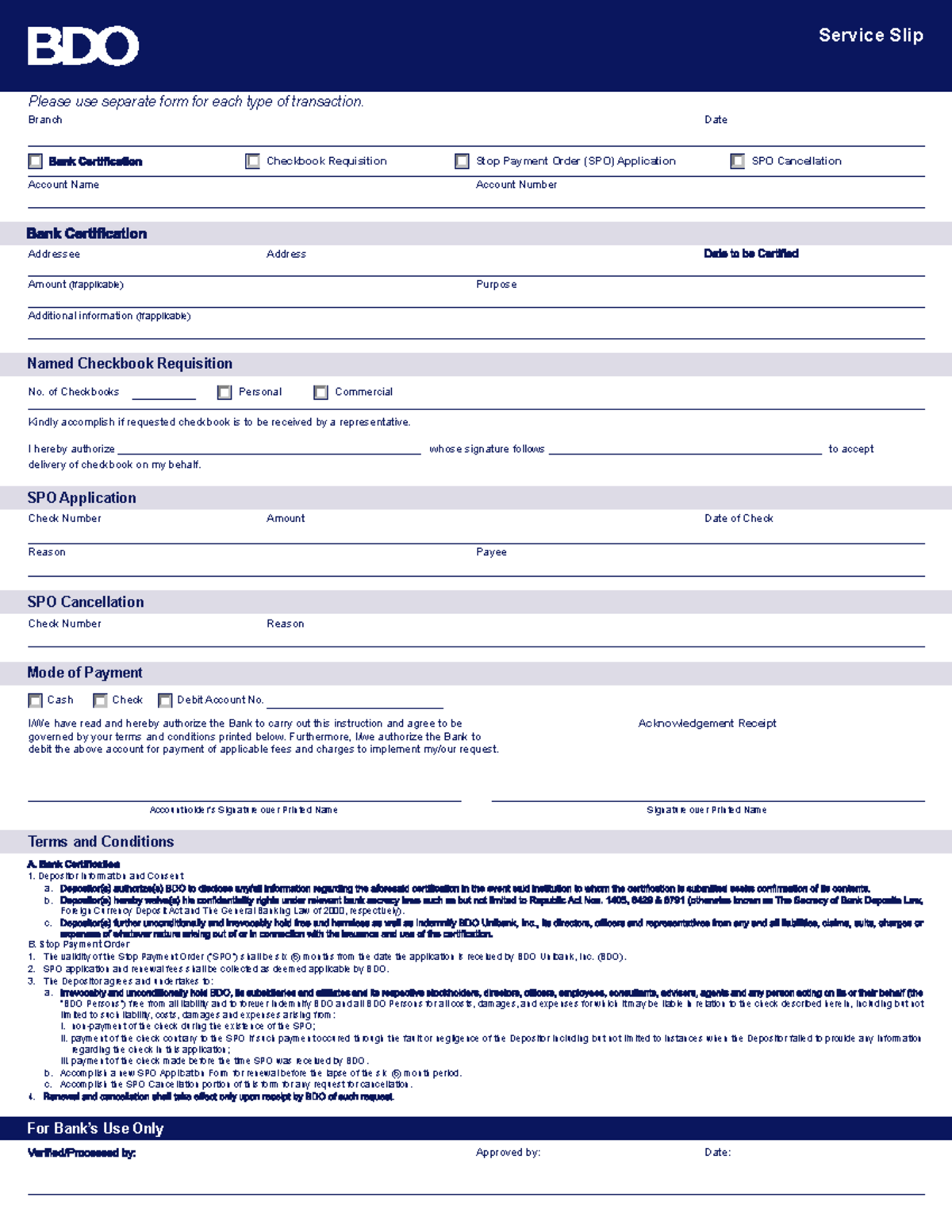 Service-Slip- Final - Sample of payslip - Service Slip For Bankís Use ...