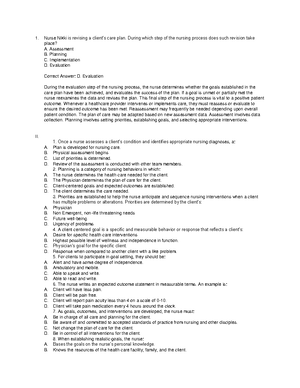 NCM 122 Procedural Checklist - FATHER SATURNINO URIOS UNIVERSITY San ...