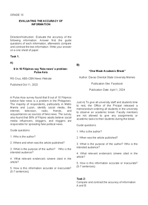 Lesson Plan Workplace Hazards and Risks - GRADE 7/ LESSON PLAN Region ...