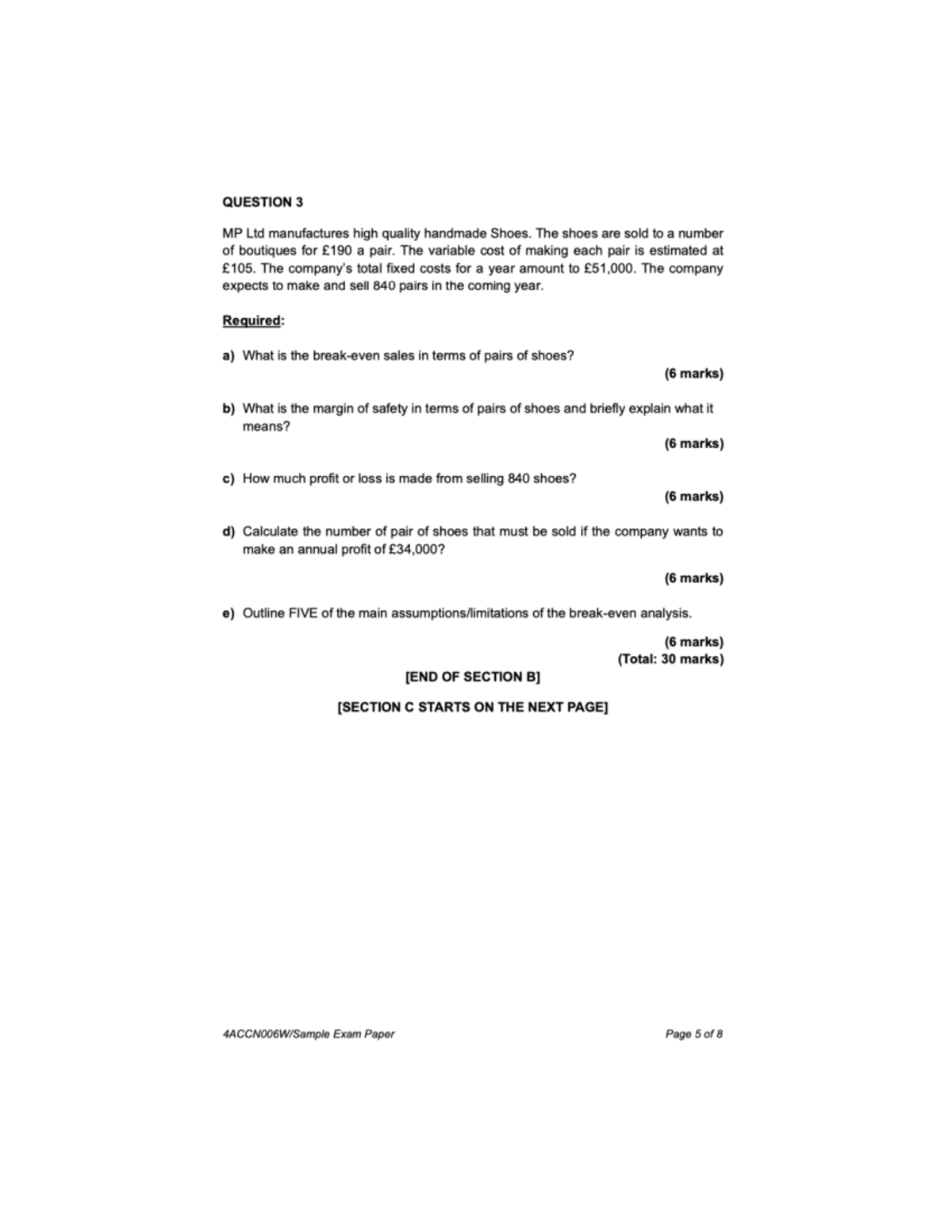 examination-paper-sample-paper-4accn001w-studocu