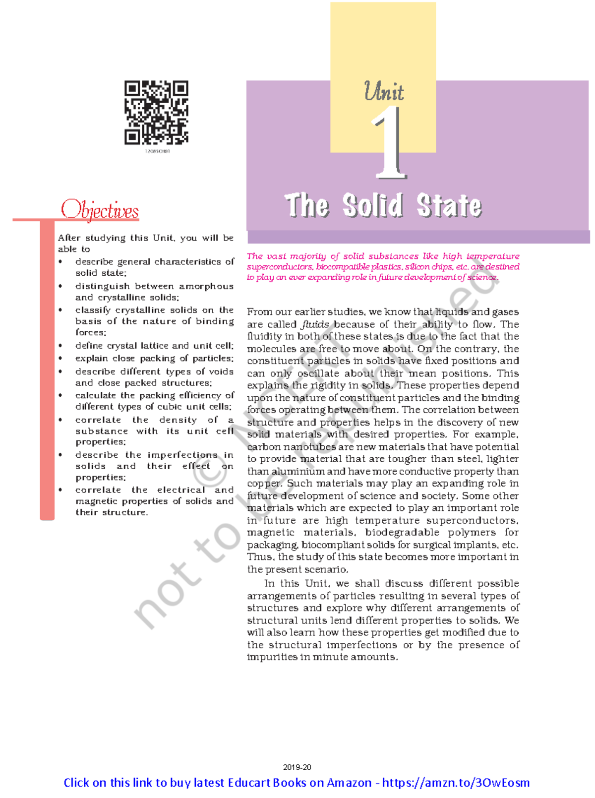 Ch- 1 The Solid State - Important Notes - ####### From Our Earlier ...