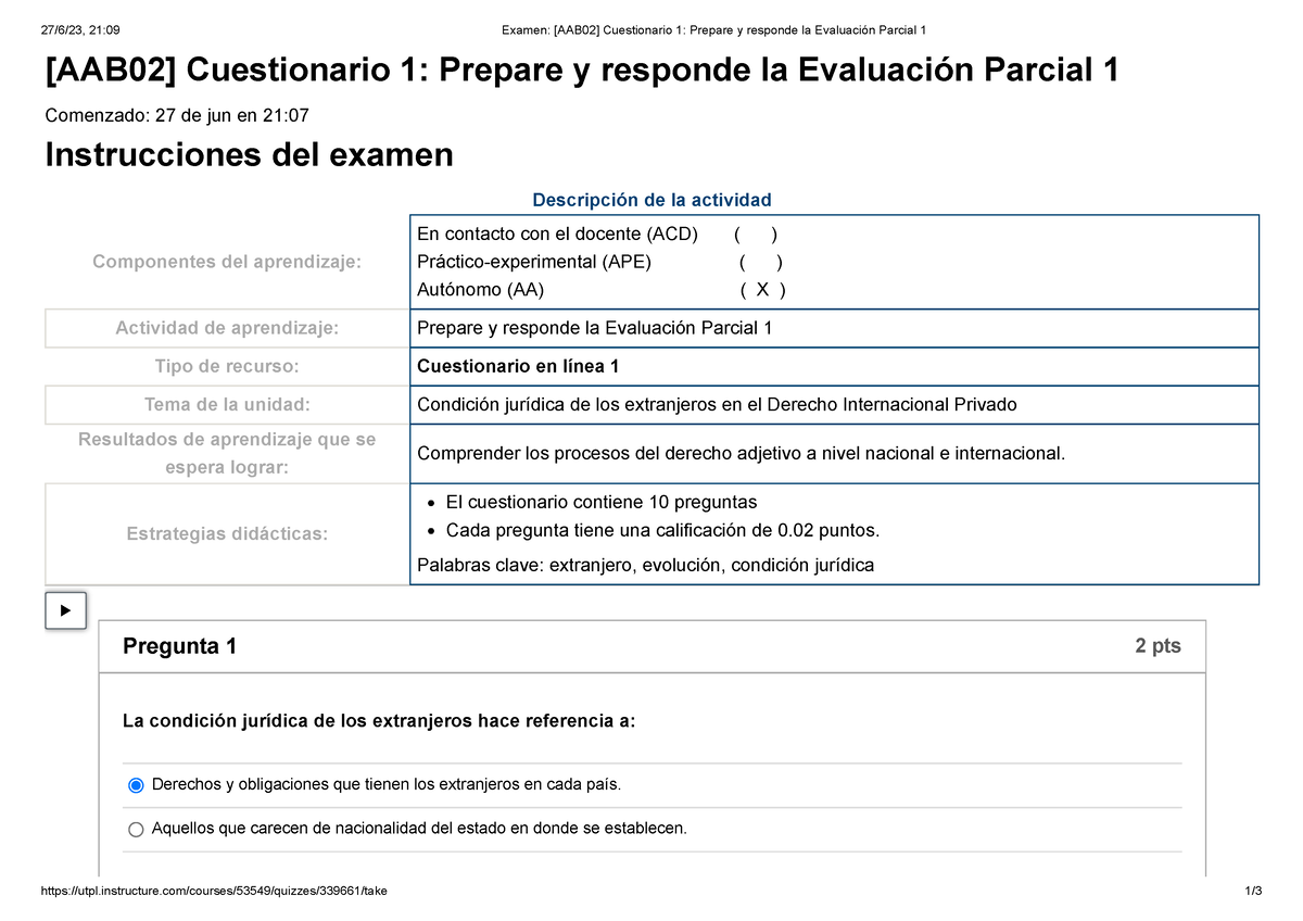 Examen Aab Cuestionario Resuelva El Cuestionario La Familia Y La My Sexiezpix Web Porn 4049