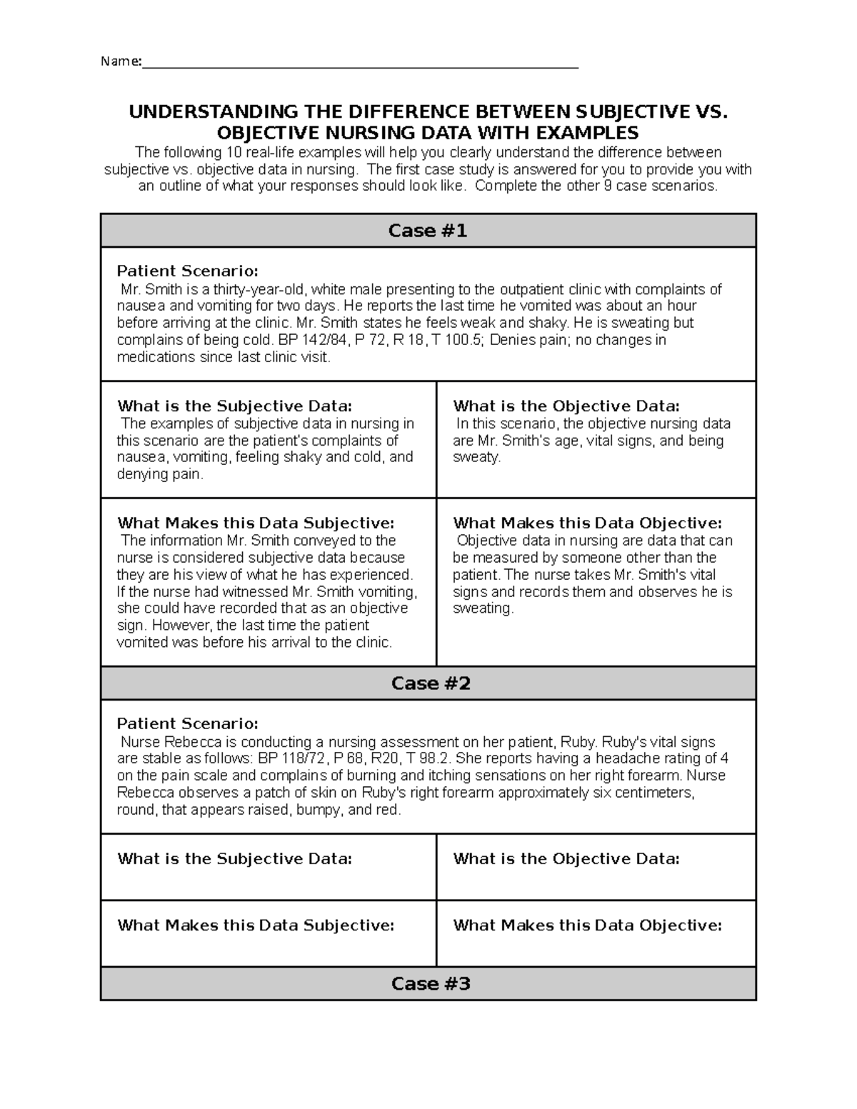 Subjective And Objective Pronoun Worksheet