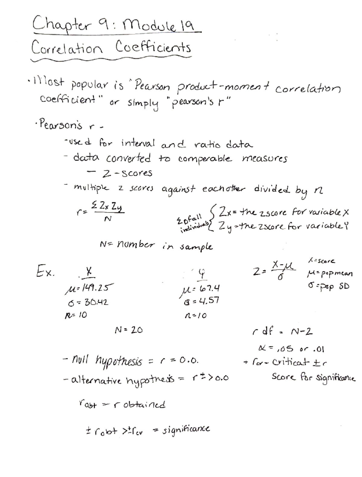 Chapter 9 Module 19 Book Notes- Statistics (Jackson) - Chapter 9 ...
