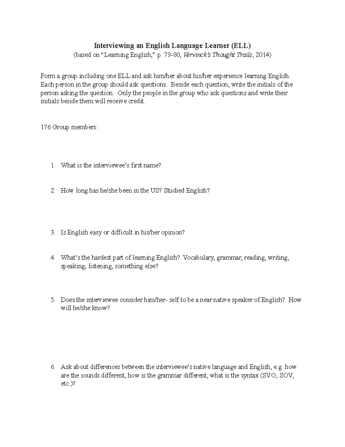 Multilingual in class survey - what's it like to speak multiple ...