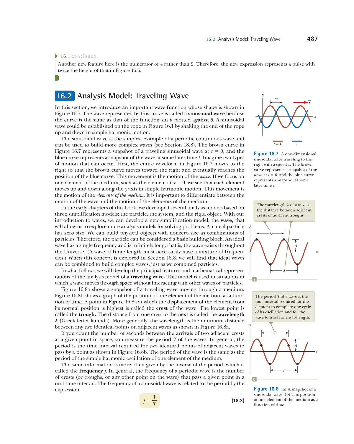 Physics -88 - 16 Analysis Model: Traveling Wave 487 16 Analysis Model ...