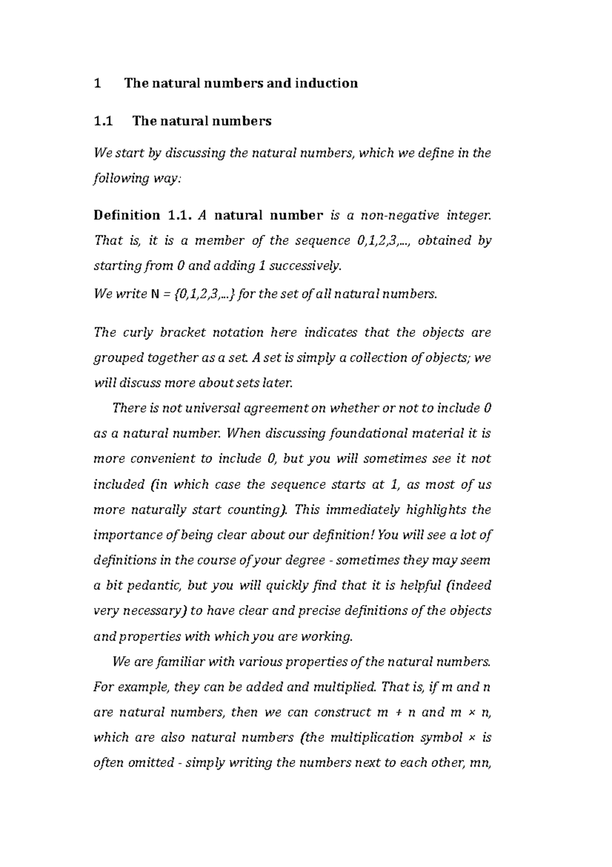 Ium 2 introduction to university mathematics preamble and contents