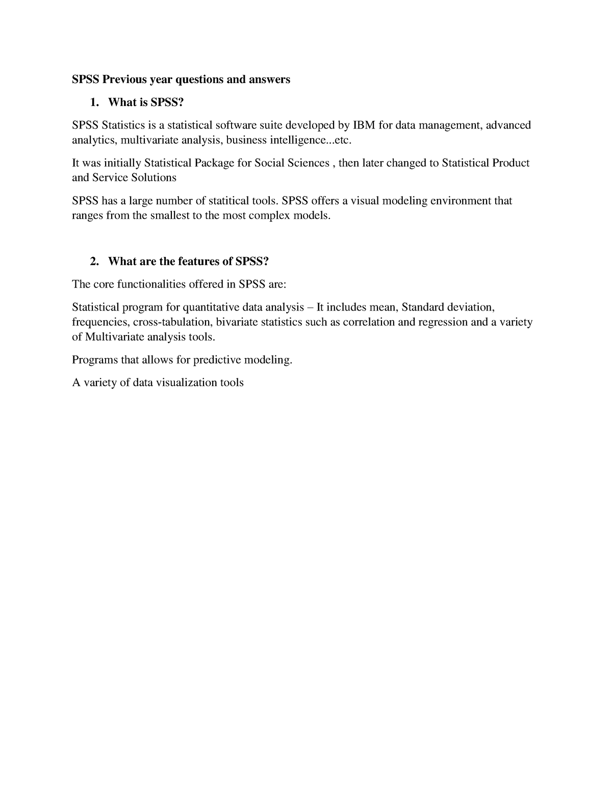 spss-previous-year-quesions-and-answers-what-is-spss-spss-statistics