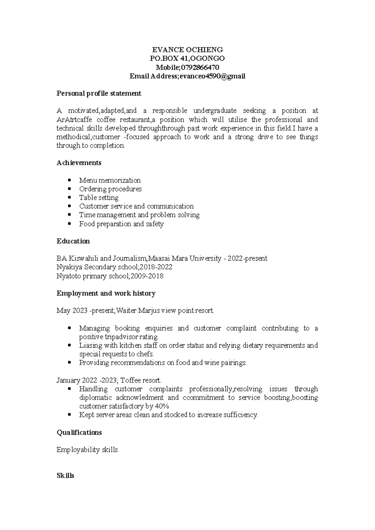 Document-blank - Please assist me with lecturer pdf Notes - EVANCE ...
