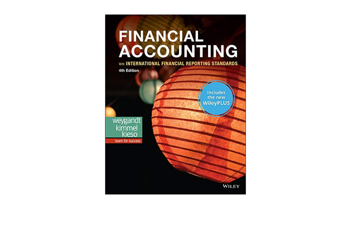 Kindle Online PDF Financial Accounting IFRS 4e WileyPLUS NextGen Card ...