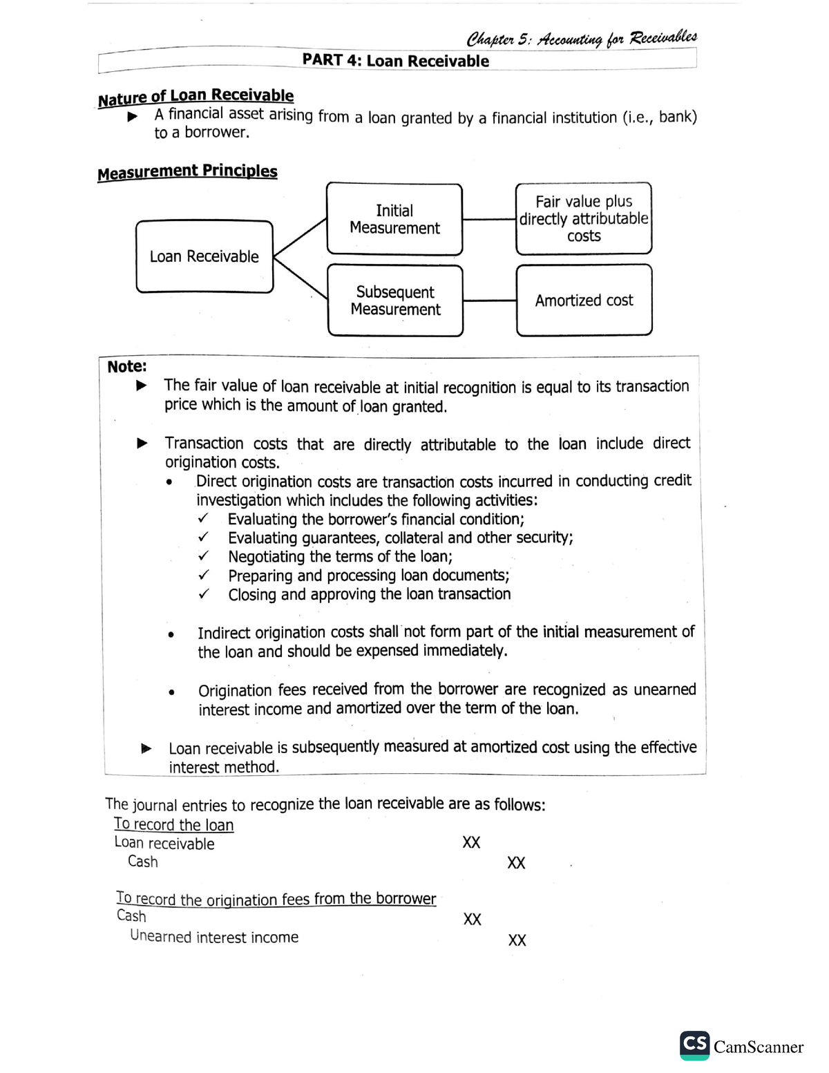 Loans Receivable And Receivable Financing - Accountancy - Studocu