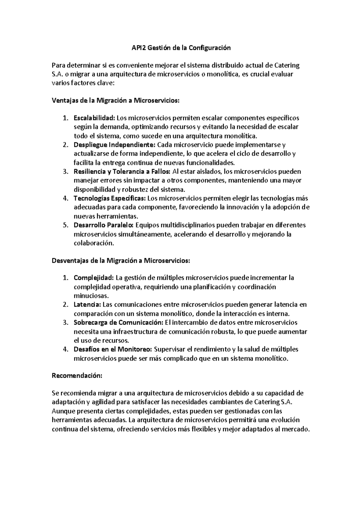 API2 - Gestion de la configuración - API2 Gestión de la Configuración ...