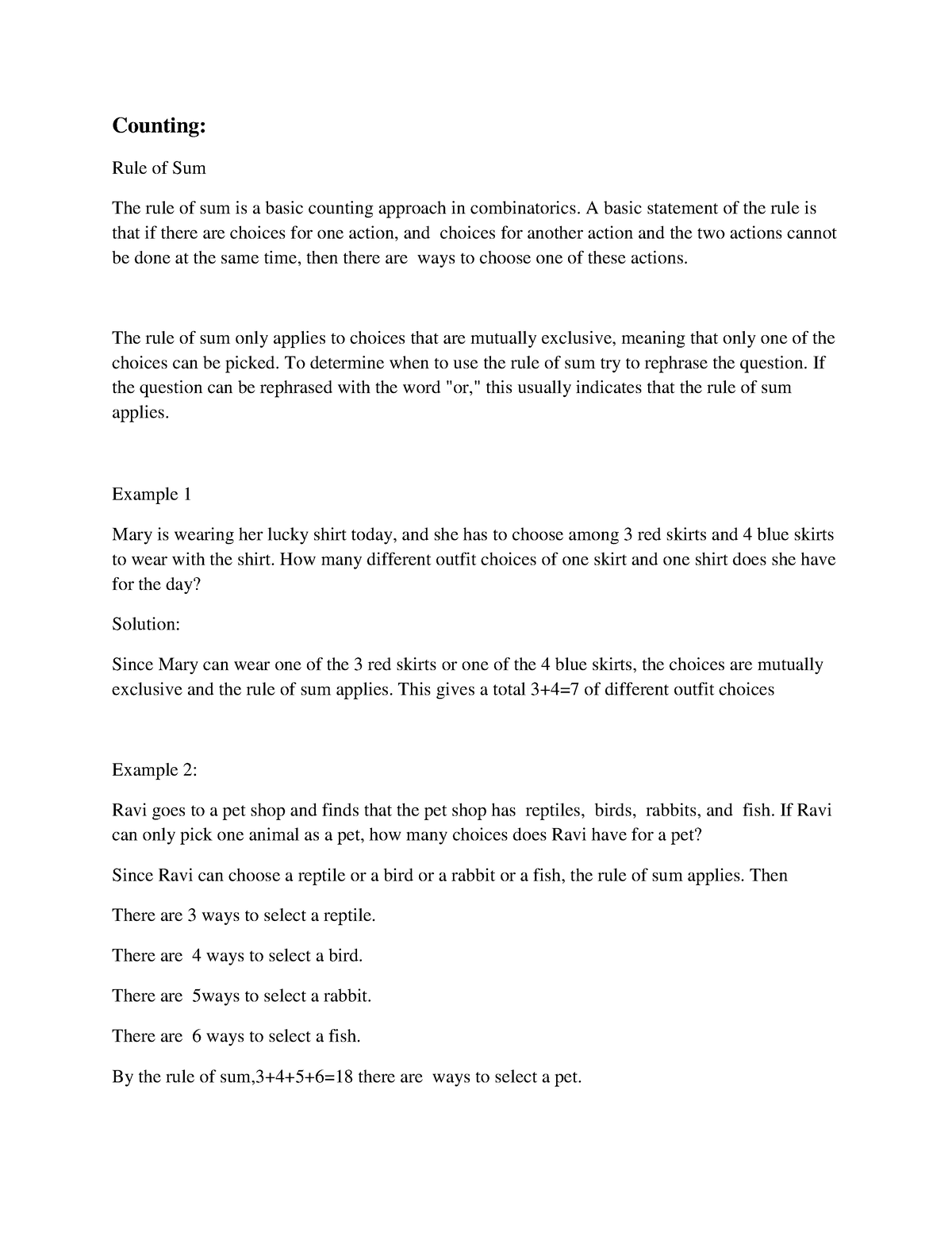 data-structure-notes-unit-3-counting-rule-of-sum-the-rule-of-sum-is