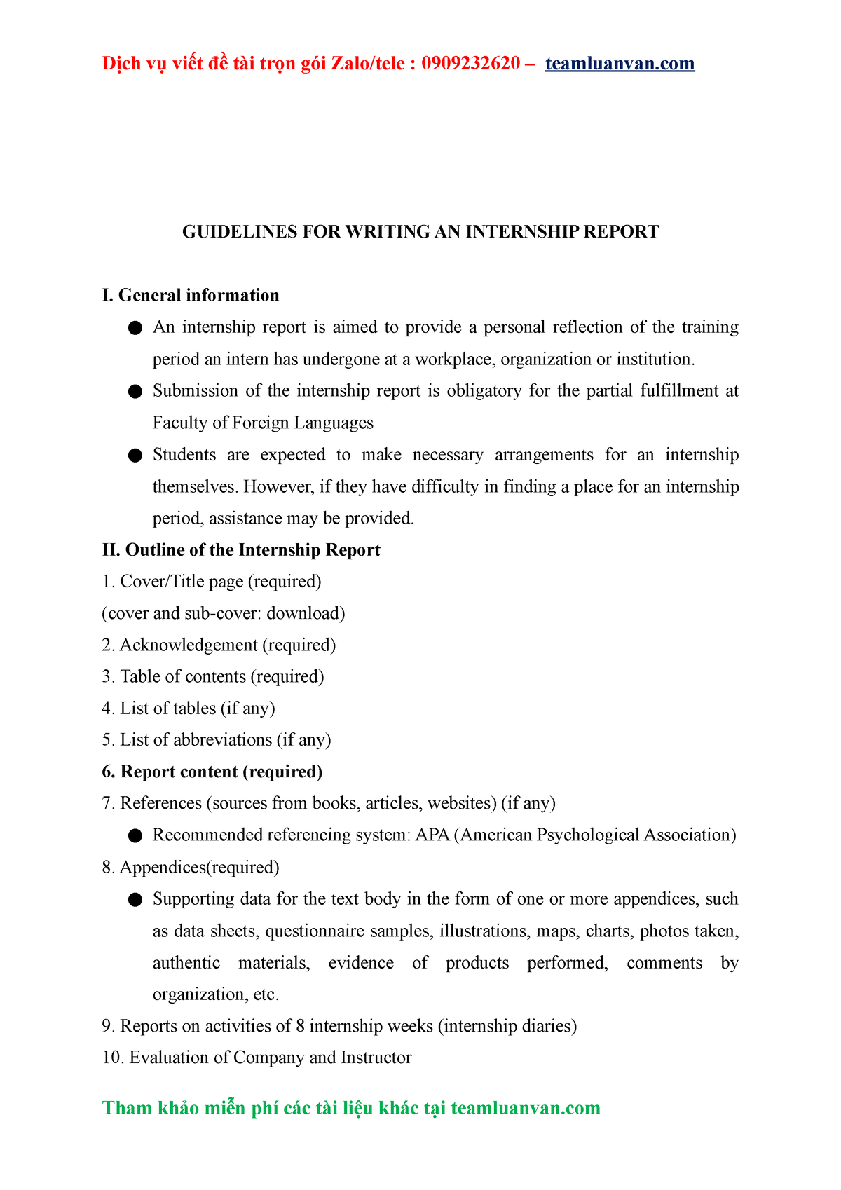 guidelines-for-writing-an-internship-report-guidelines-for-writing-an