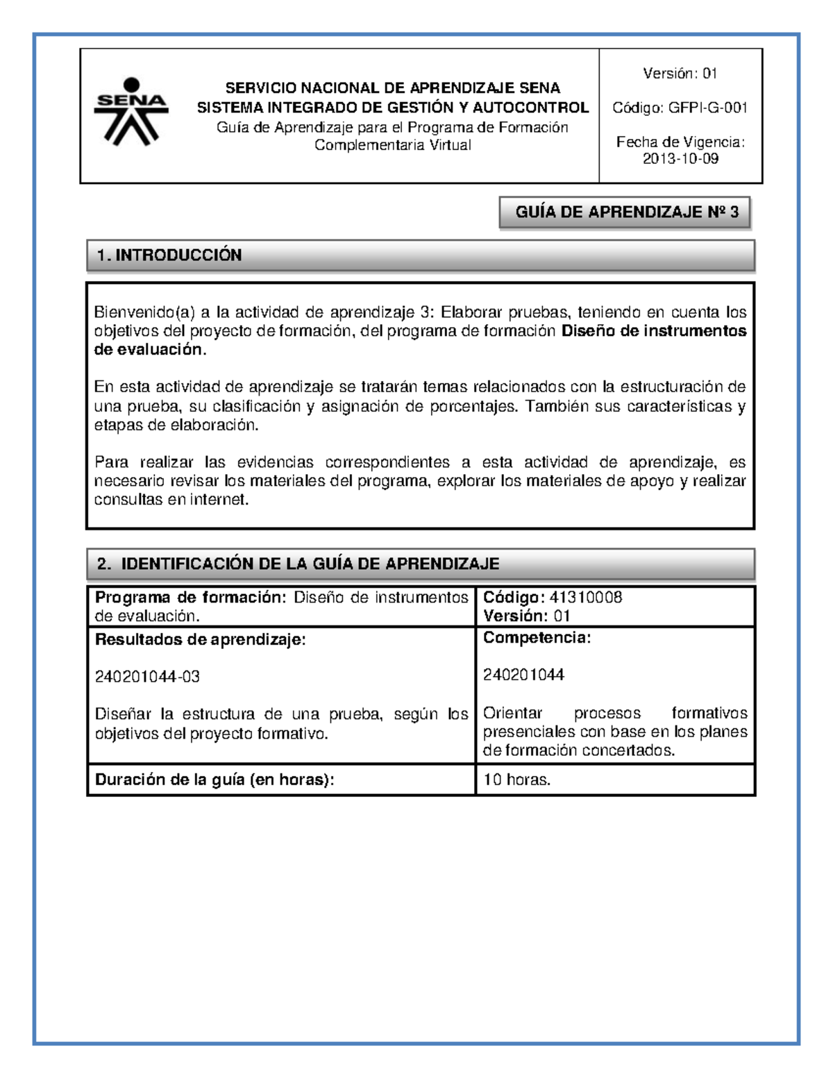 AA3 Guia Aprendizaje - SERVICIO NACIONAL DE APRENDIZAJE SENA SISTEMA ...