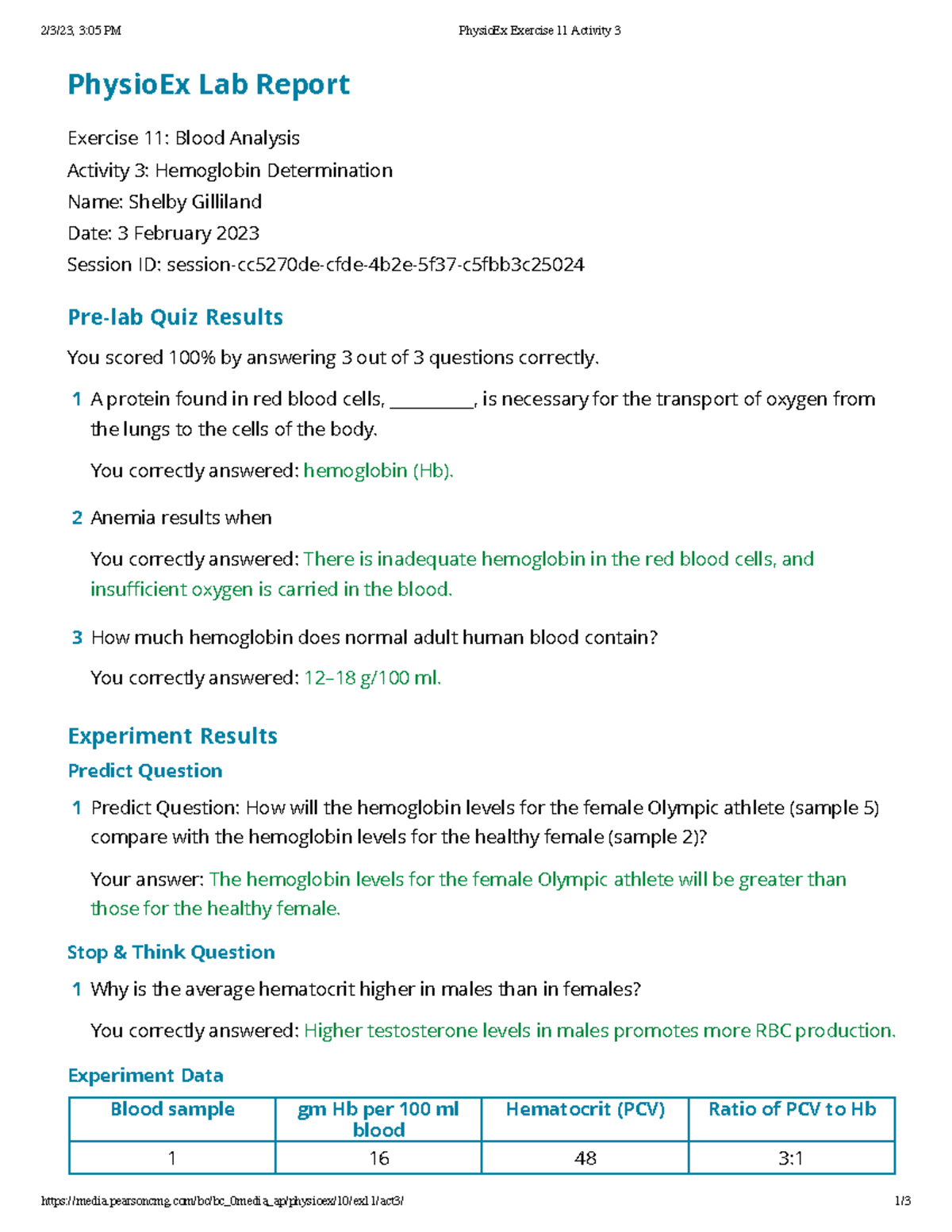 Physio ex exercise 11 activity 3 pearsoncmg bc bc 0media ap physioex