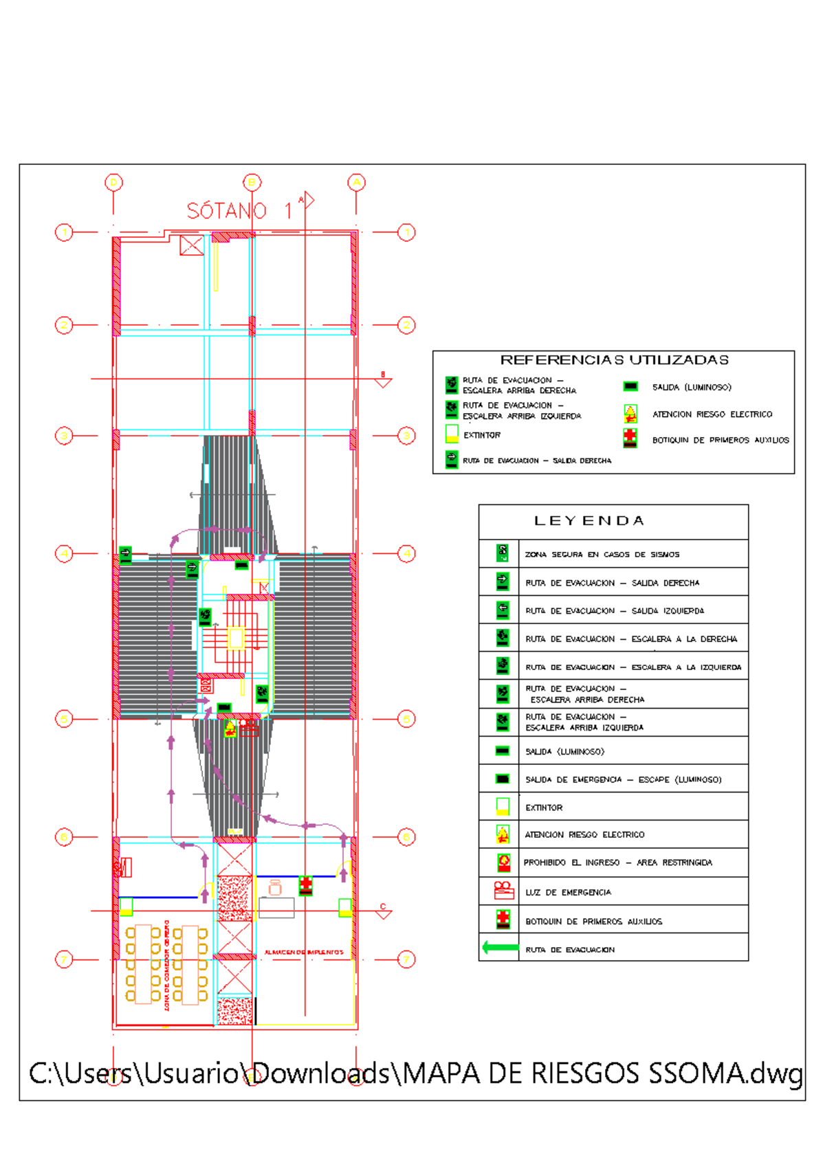 MAPA DE Riesgos Ssoma-Layout 1 - Tecnologia del concreto - PL- A B C D ...