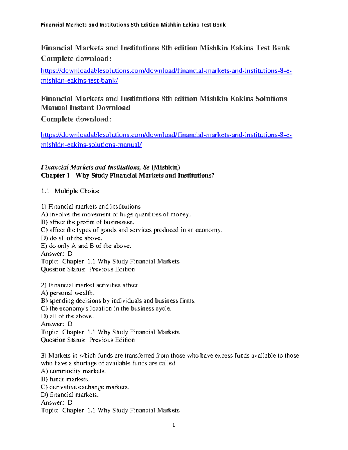 Fin426 chapter1 testbank questions 06 picture