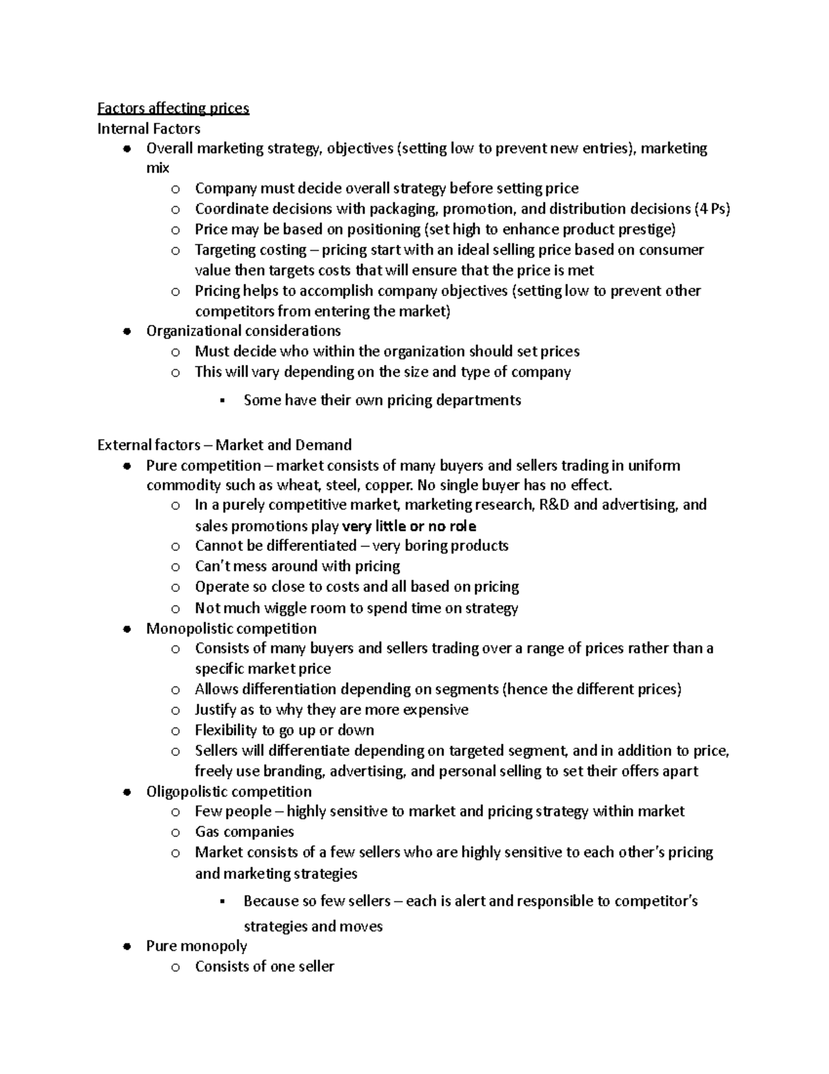 Chapter 9 part 2 - These notes cover various factors that can affect ...