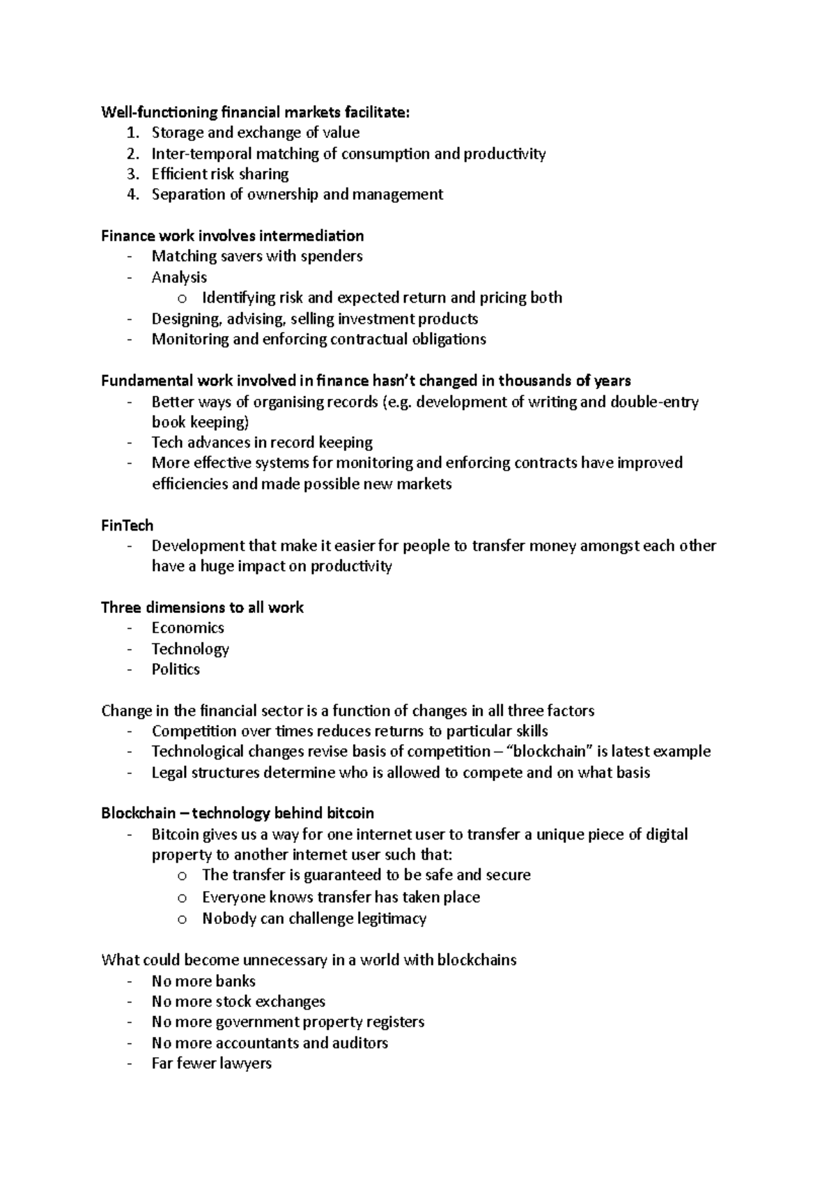 IA - Week 11 - Investment analysis lecture notes for week 11 - Well ...