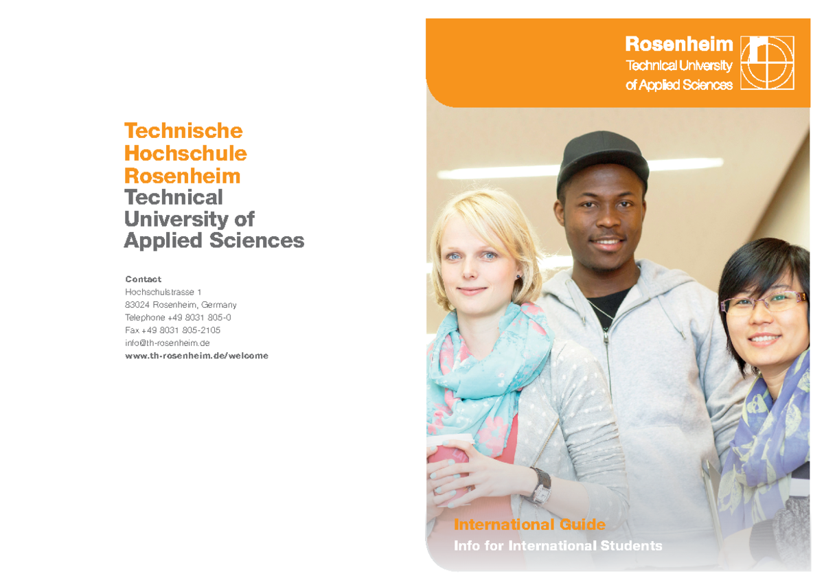 Technische Hochschule Rosenheim PDF - Technische Hochschule Rosenheim ...