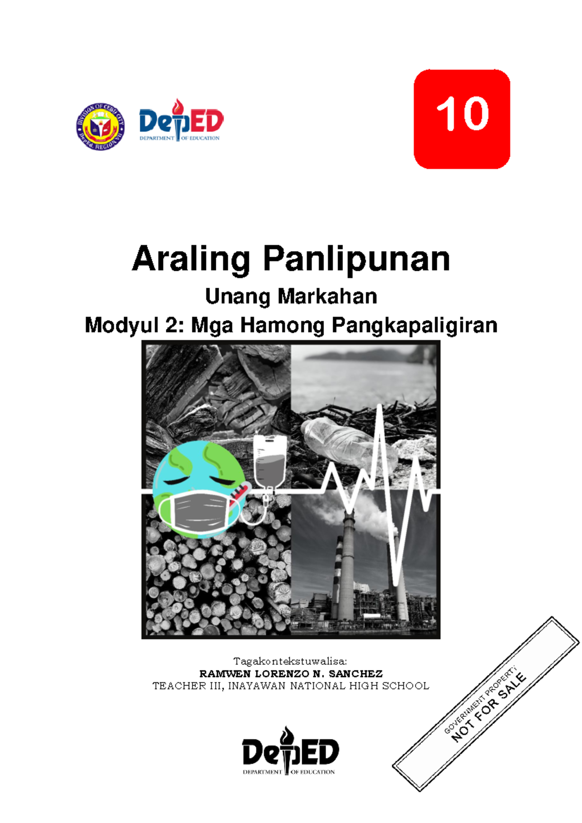 Module 2 AP 10 Q1 Araling Panlipunan Unang Markahan Modyul 2 Mga