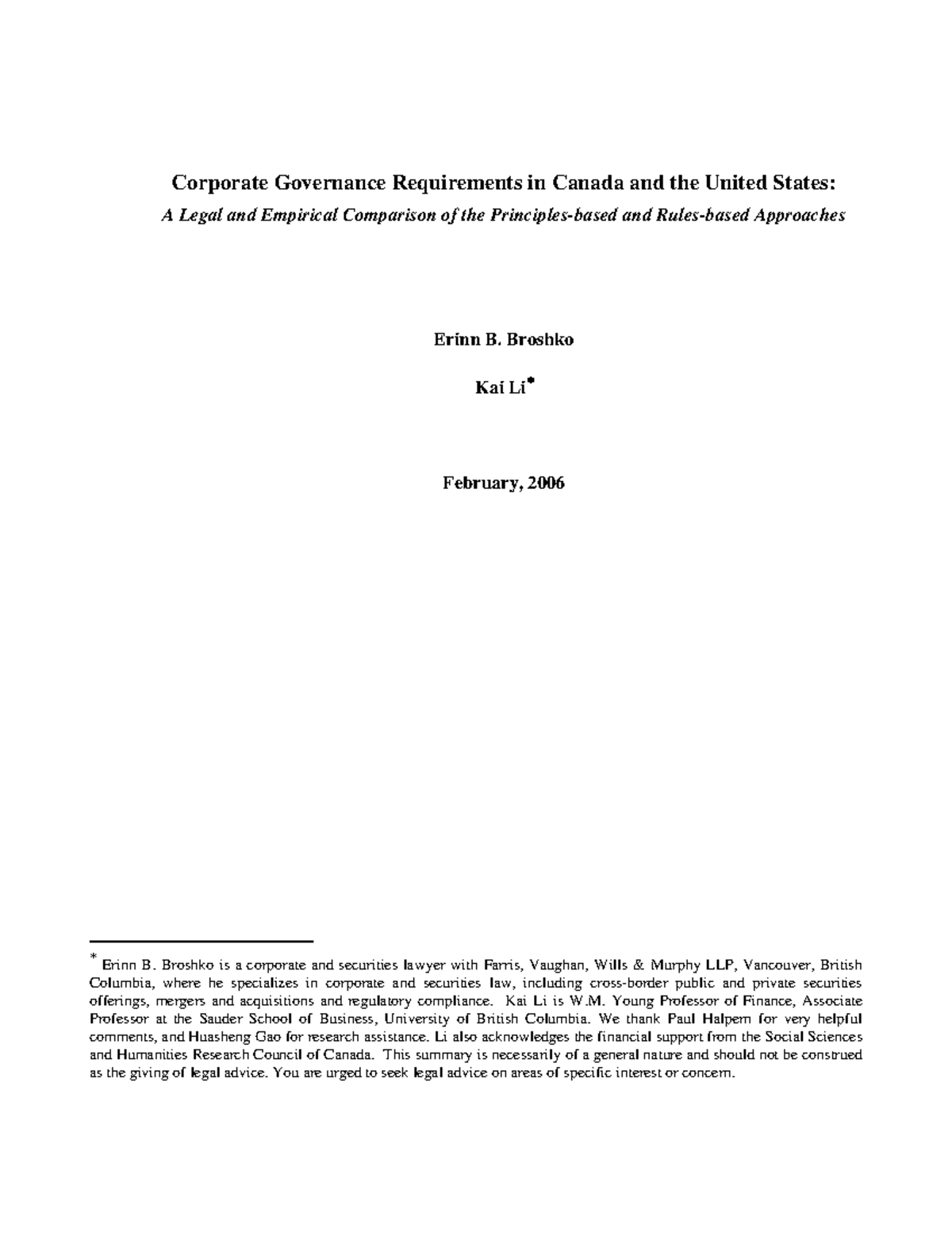 corporate-governance-requirements-in-canada-and-the-united-states-a