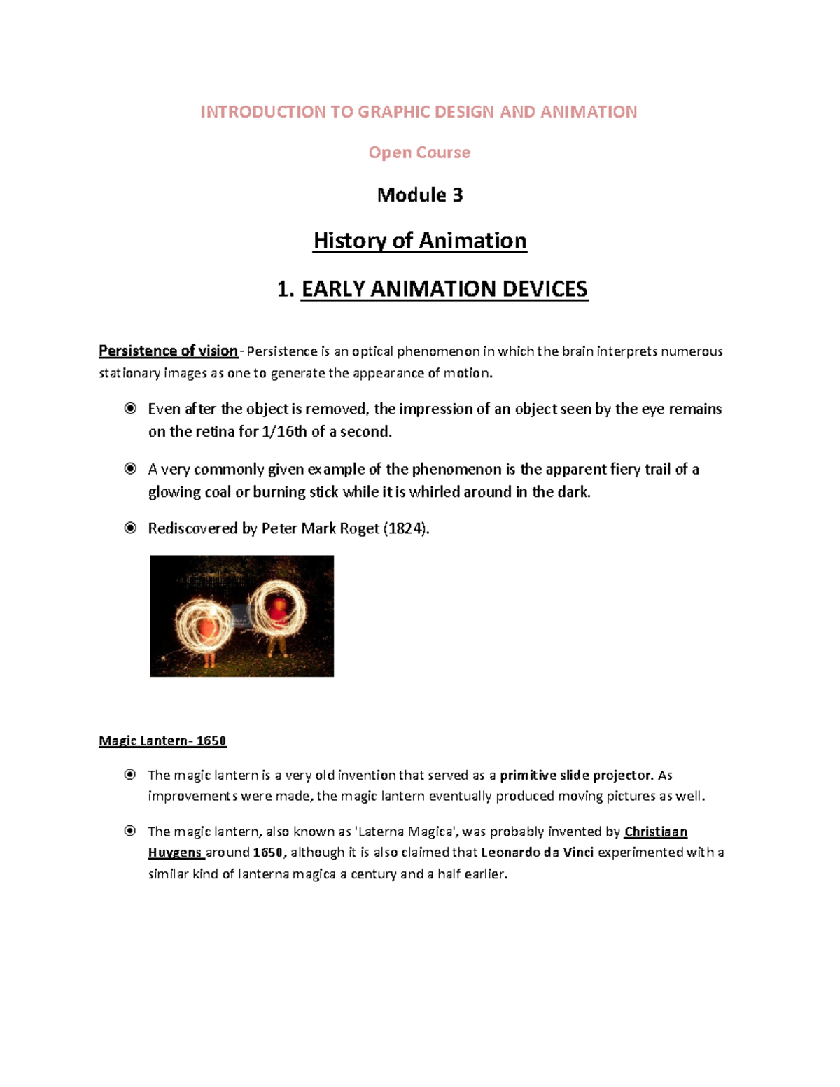 Open Course- IGA Module 3&4 Notes-Roney - INTRODUCTION TO GRAPHIC ...