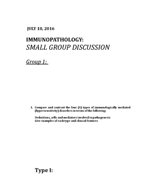 Acute and Chronic Inflammation Part 1 - S 01 // T 03 MED2023 1 of 8 ...