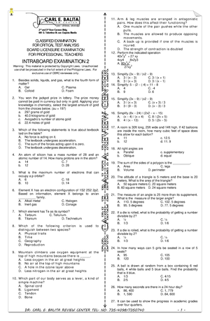 CBRC Prof Ed 1 50q - Reviewer - DR. CARL E. BALITA REVIEW CENTER TEL ...