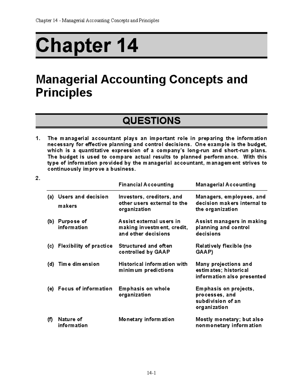 introduction to managerial accounting homework answers