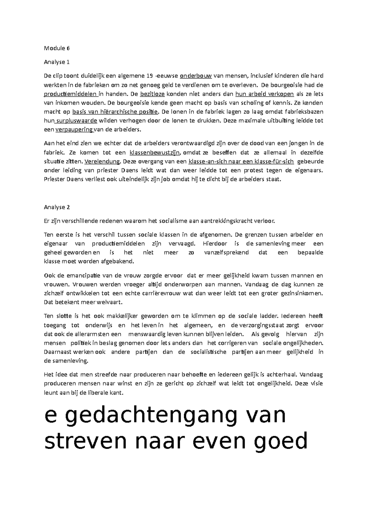 Module 6 hulpmiddel door iemand anders