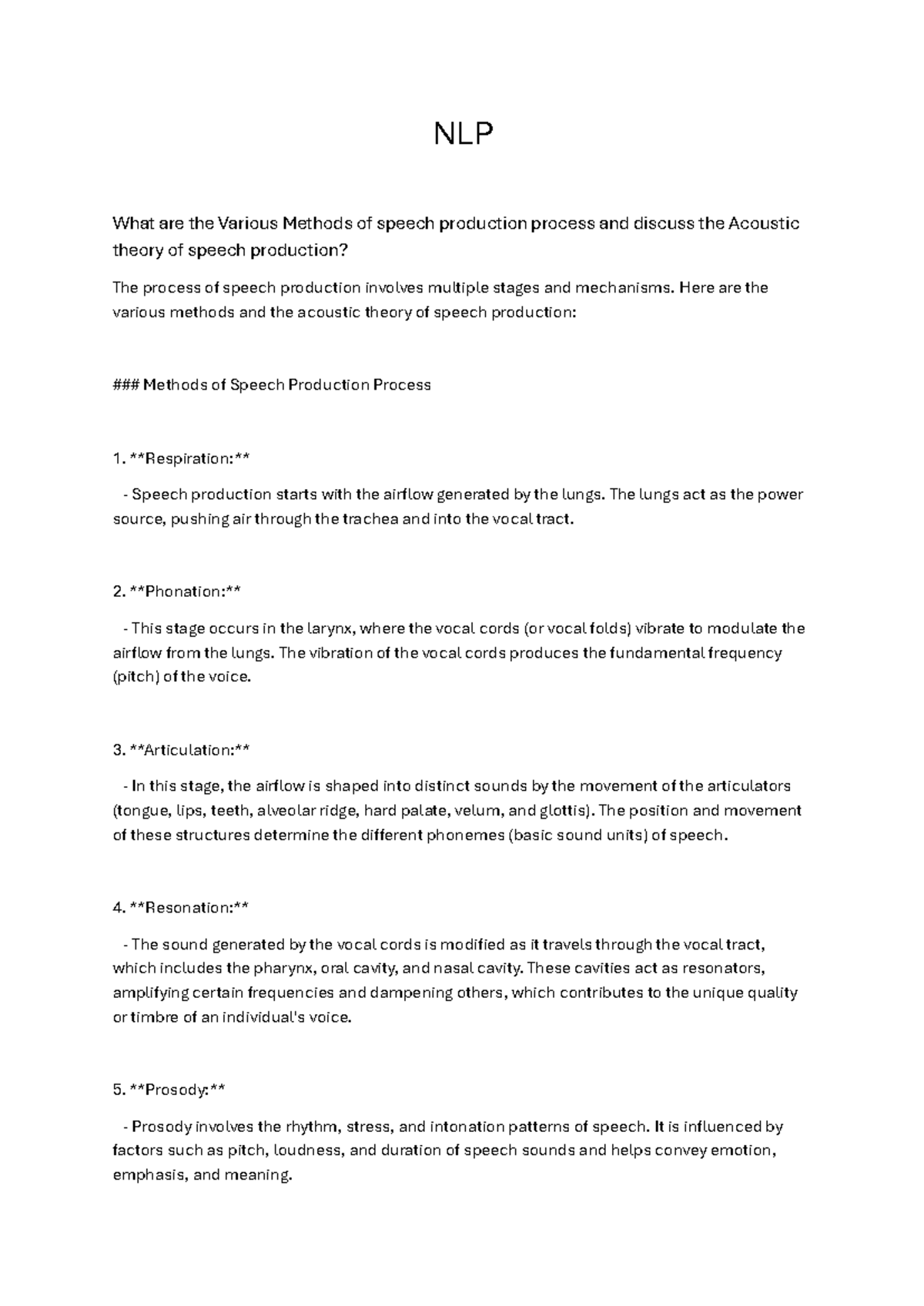 Natural Language Processing - NLP What are the Various Methods of ...