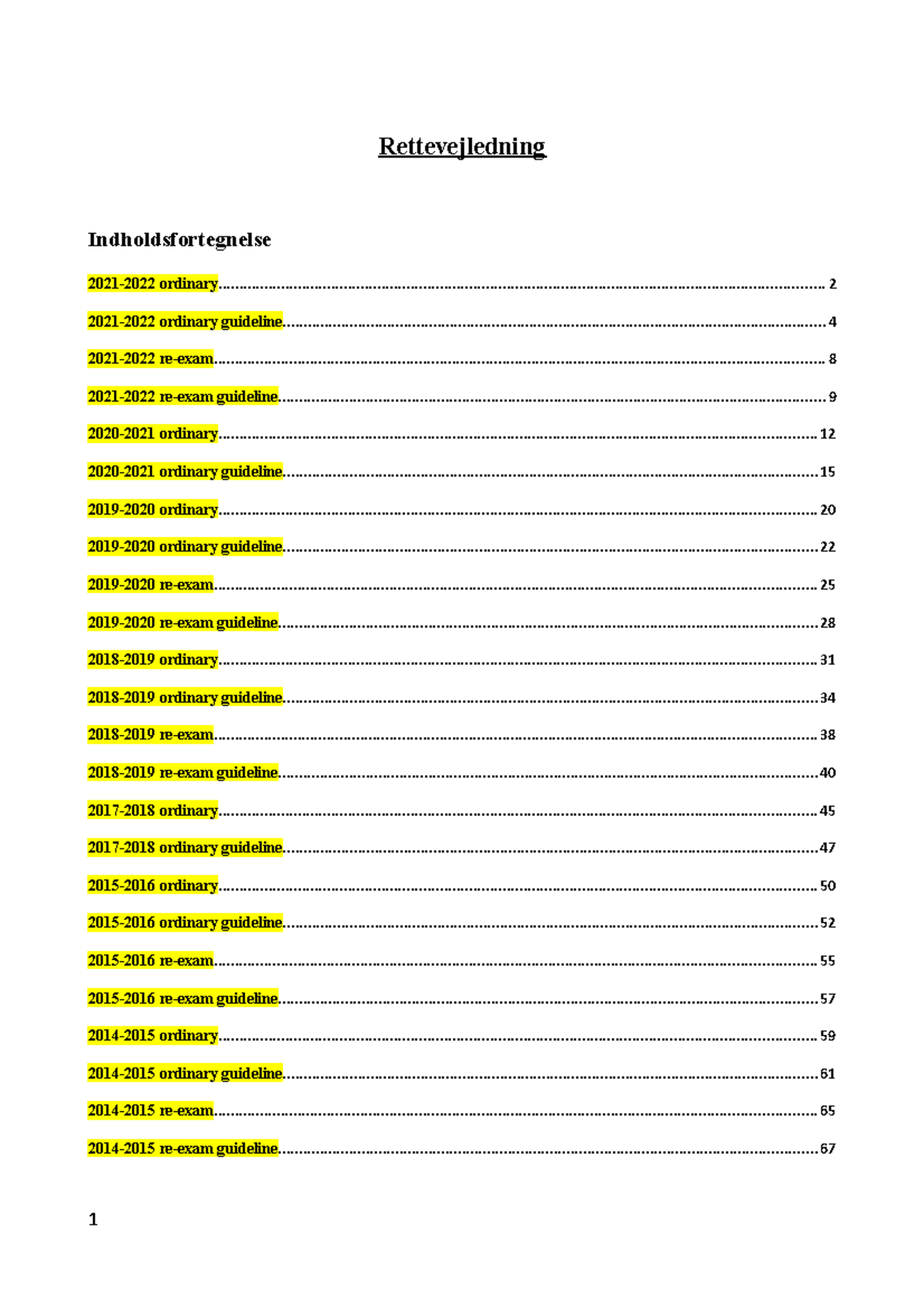 Rettevejledning-IL - Rettevejledninger Til Eksamenerne I IL ...