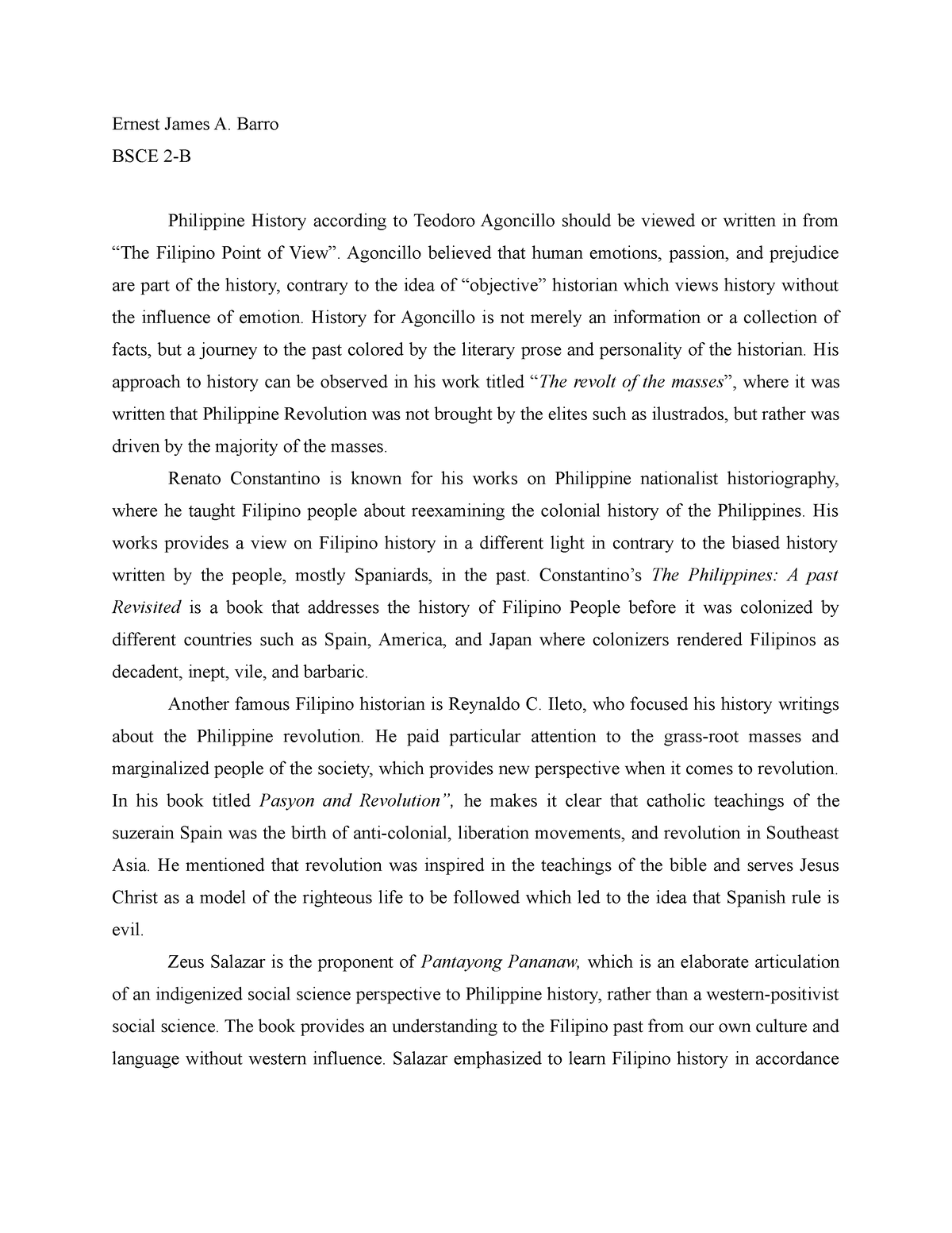 philippine history thesis topics