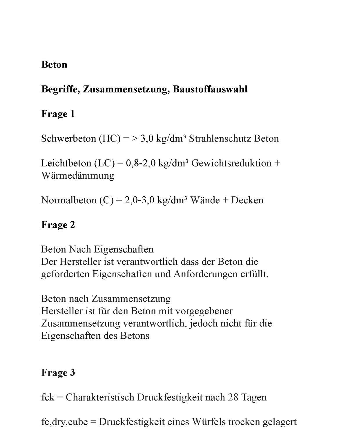 Beton Begriffe,Zusammensetzung, Baustoffauswahl - Beton Begriffe ...