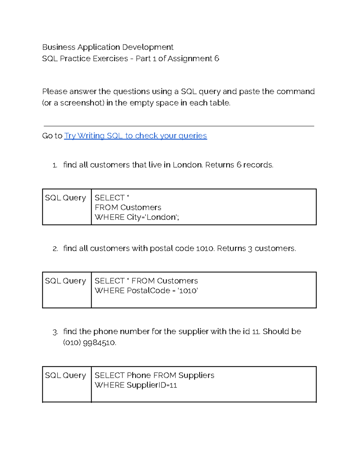 sql-introductory-exercises-business-application-development-sql