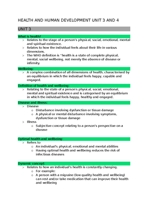 AOS 2 summary - This is a set of notes of Unit 4 Aos 2, regarding the ...