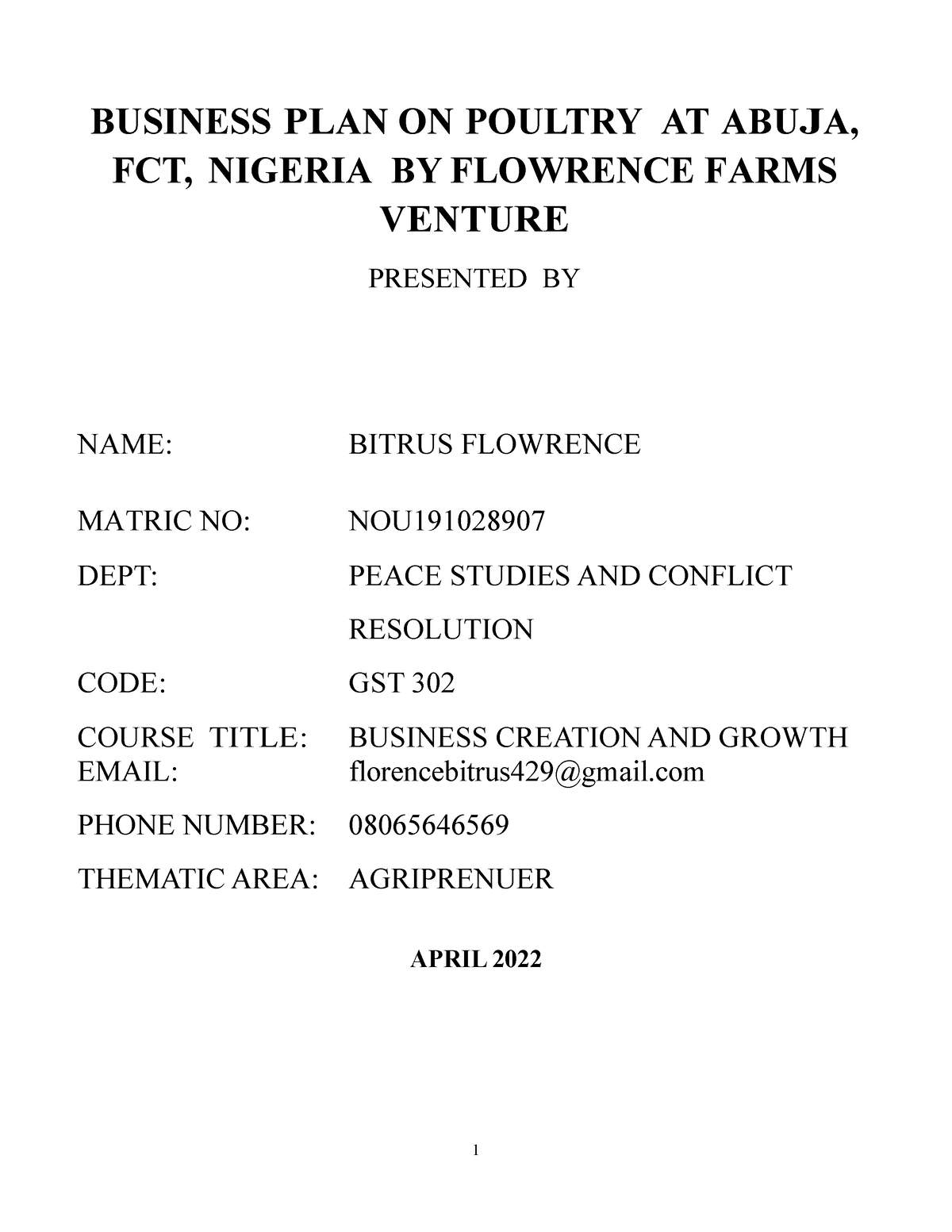 fish farm business plan in nigeria